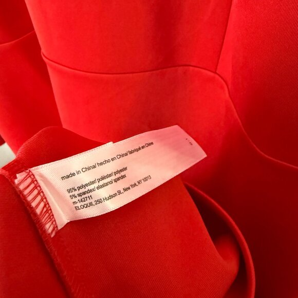 Eloquii Red Bell Sleeve Midi Dress Size 18 Womens Polyester Blend - Picture 6 of 7